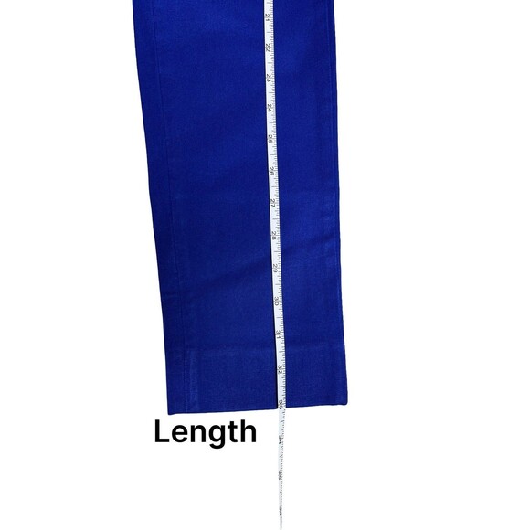 BANANA REPUBLIC Women's Blue Sloan Pants Slacks Size 2 Business Pockets - Picture 11 of 13
